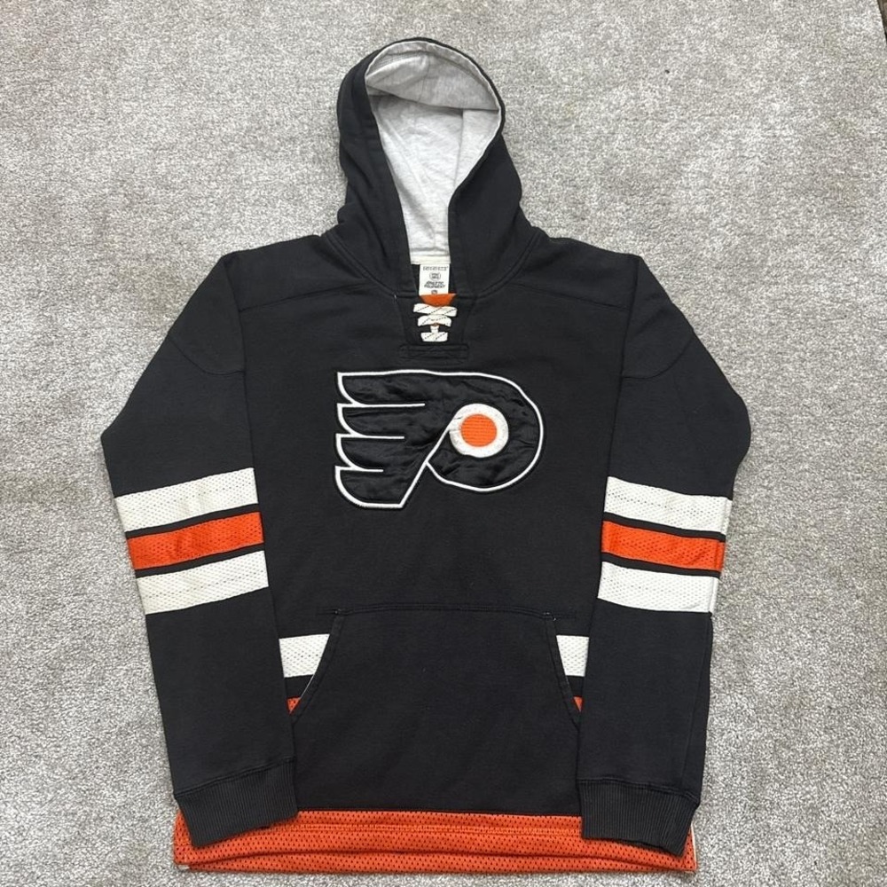 Philadelphia Flyers Laced Hoodie Youth Large 14/16 NHL Team Apparel
